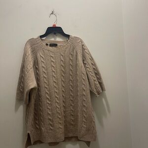Cable Knit Saks Fifth Avenue Cashmere Sweater